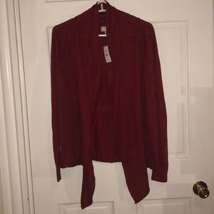 NWT Loft Red Cardigan